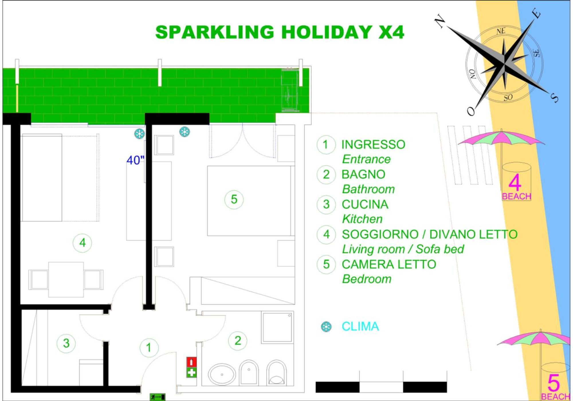 Sparkling Holiday Lignano Sabbiadoro Rom bilde